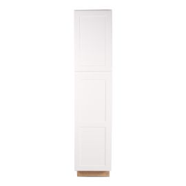 P1884 18 W X 84-1/2 X 24D PANTRY WHITE SHAKER PARTICLE BOARD