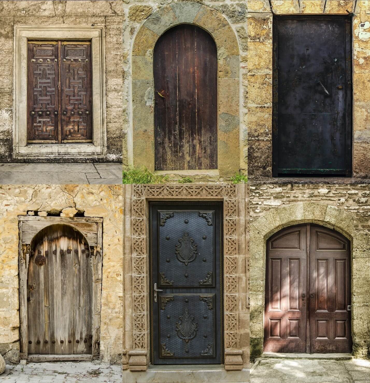 variety of beautiful iron doors safe and secure